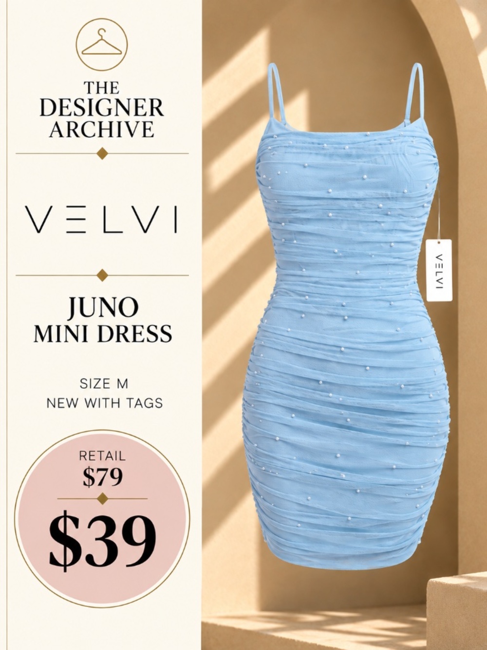 NWT Juno Mini Dress | NWT | Size M | VELVI